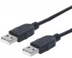Manhattan 353892 USB kábel 1 M USB 2.0 USB A Fekete (353892) (353892)