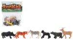 Teddies Animale mini safari ZOO plastic 5-6cm 12 buc la punga (TD00850198) Figurina