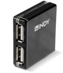 Lindy 4 Port USB 2.0 Mini Hub - hub - 4 ports (42742) - pcone
