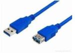 MediaRange Verlängerungskabel USB 3.0 A->A St/Bu 3m blau (MRCS145) (MRCS145)