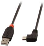 Lindy 31972 USB kábel 2 M USB 2.0 USB A Mini-USB B Fekete (31972) (31972)