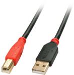 Lindy 42761 USB kábel 10 M USB 2.0 USB A USB B Fekete, Vörös (42761) (42761)