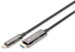 ASSMANN USB Type-C to HDMI AOC Adapter Cable 4K 15m Black (AK-330150-150-S) (AK-330150-150-S)