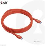 Club 3D CLUB3D CAC-1513 USB kábel 3 M USB 2.0 USB C Narancssárga (CAC-1513) (CAC-1513)