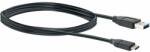 SCHWAIGER USB 3.0-A apa - USB 3.1-C apa Adat- és töltőkábel 1m - Fekete (CK3141533) (CK3141533)
