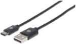 Manhattan 354929 USB kábel 2 M USB 2.0 USB A USB C Fekete (354929) (354929)