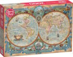 Cherry Pazzi 2000 db-os puzzle - Great Discoveries World Map (50125) (50125)