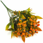 Decorolla Selyemvirág csokor - Sokbogyós, narancs 8689NAR (8689NAR)