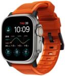 NOMAD Rugged Strap, orange/black - Apple Watch Ultra (49mm) 8/7 (45mm)/6/SE/5/4 (44mm)/3/2/1 (42mm) (NM01217985)