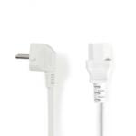 Nedis Cablu de alimentare Schuko la IEC C13 5m Alb, Nedis CEGL10000WT50 (CEGL10000WT50)