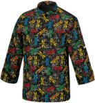 Egochef Szakácskabát EGOchef szitakötők 100 % pamut - hosszú ujjú, 4XL