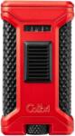 Colibri Ascari Red & Black hármas szúrólángos szivaröngyújtó beépített szivarfúróval (C-LI250T4)