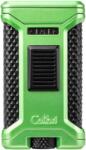 Colibri Ascari Light Green & Black hármas szúrólángos szivaröngyújtó beépített szivarfúróval (C-LI250T6)