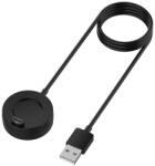 Techsuit - SmartWatch Wireless Charging Cable (TGC4) - for Garmin Watch, USB, 5W, 1m with Desk Holder - Negru
