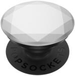  Suport pentru telefon - Popsockets PopGrip - Metallic Diamond Argintiu