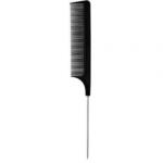 Bifull Profesional Pieptene Negru Flexibil pentru Coafura cu Coada din Metal - Classic Line - Pin Tail Comb No. 010 - Bifull