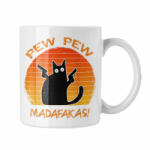  Pew-Pew Madafakas - Fehér Bögre (729487)