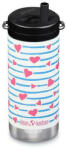 Klean Kanteen Heart Stripe - Termos TKWide din otel inoxidabil 355 ml cu capac twist - Klean Kanteen (6609)