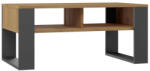 GreenSite Riano MIX 2P dohányzóasztal, 50x90x58 cm, antracit-tölgy