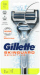  Gillette készülék+2 db borotvabetét Skinguard Sensitive Flexball