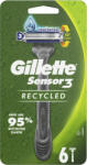  Gillette eldobható borotva 6 db Sensor 3 Recycled