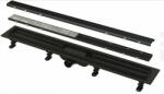 Alcadrain Set rigola pentru dus cu capac Alca APZ19 Black Simple 55 cm (APZ19BLACK-550)