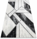 Glamour EMERALD szőnyeg 81953 glamour, elegáns márvány, geometriai fekete (AF636)