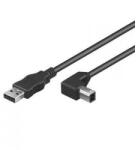 TECHLY 0.5m USB 2.0 A/B M USB kábel 0, 5 M USB A USB B Fekete (ICOC-U-AB-005-ANG) (ICOC-U-AB-005-ANG)