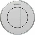 Geberit 10 típusú vezérlőgomb 2 mennyiséges öblítés EasyClean bevonattal, matt króm 116.055. JQ. 1 (116.055.JQ.1) - szaniteresklimacenter