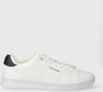 Tommy Hilfiger sneakers din piele COURT CUP LTH PERF DETAIL culoarea alb, FM0FM05038 PPYH-OBM0H9_00X