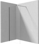 Deante Prizma perete cabină de duș walk-in 90 cm grafit /sticla transparentă KTJ_D39P (KTJD39P)