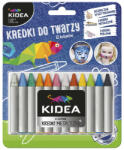 Kidea - Arcfestékek - 12 db (készlet)
