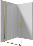 Deante Prizma perete cabină de duș walk-in 120 cm auriu luciu/sticla transparentă KTJ_Z32R