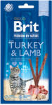 Brit Premium by Nature, Recompense pentru pisici, cu miel si curcan, 15g