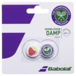 Babolat Antivibrator "Babolat Wimbledon Dampener 2P - strawberry/wimbledon logo