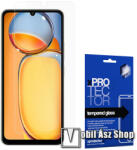 XPRO előlap védő karcálló edzett üveg - 0, 33 mm vékony, 9H, Arc Edge, A képernyő sík részét védi - Xiaomi Redmi 13C / Poco C65