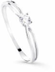  Cutie Diamonds Csillogó fehér arany eljegyzési gyűrű gyémánttal DZ8027-00-X-2 (Kerület 50 mm)