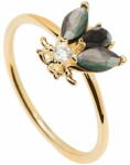  PDPAOLA Eredeti aranyozott gyűrű gyönyörű méhecskével ZAZA Gold AN01-225 (Kerület 50 mm)