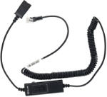 Tellur Quick Disconect Adapterkábel RJ11-hez + Univerzális kapcsoló, 2, 95 m-es kábel, Fekete