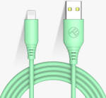 Tellur Adat- és Töltőkábel USB, LED világítás, 5V, 3A, Adatátviteli sebesség 480 Mbps, 1m, Zöld