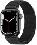 Techsuit Apple Watch 38 / 40 / 41 mm Techsuit Watchband alpesi pánt, szövet óraszíj W037 (fekete)