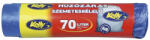 Kelly Szemeteszsák önzáró szalaggal 70 liter 55 x 80 cm 15 db/tekercs Kelly kék - bestoffice