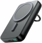 JOYROOM Vezeték nélküli powerbank 10000mAh Joyroom JR-W050 20W MagSafe gyűrű és állvány - fekete