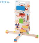 Wonderworld Traseu cu bile din lemn Tower Launcher, Wonderworld (WW-7010)