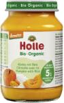 Holle Piure din dovleac cu orez pentru copii, fara gluten, +5 luni bio 190g