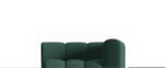 Micadoni Modul pentru canapea Lupine in semicerc cu tapiterie din tesatura structurala, verde (MIC_R1SR_177_F1_LUPINE10) Canapea
