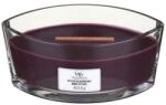WoodWick Lumânare aromată în suport de sticlă - Woodwick Hearthwick Flame Ellipse Candle Spiced Blackberry 453.6 g