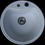 Marmorin Isao gránit mosogató 1 kör medence - fehér színben 250 803 006 (250 803 006)