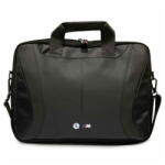 BMW BMW karbon és perforált laptop táska 16" - fekete
