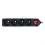 Lanberg 4 Plug 1,5 m Switch (PS1-04E-0150-BK)